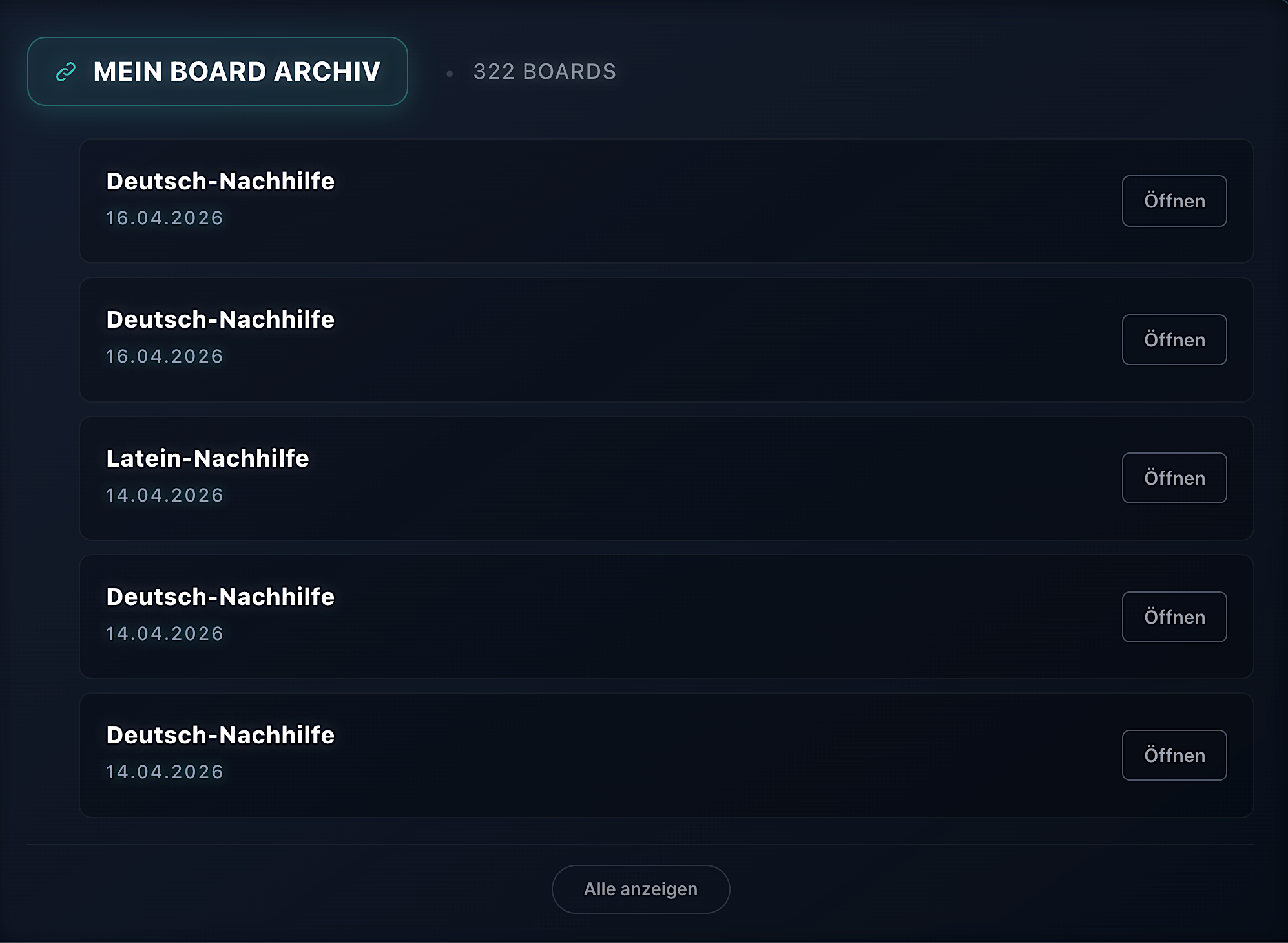 Board-Archiv