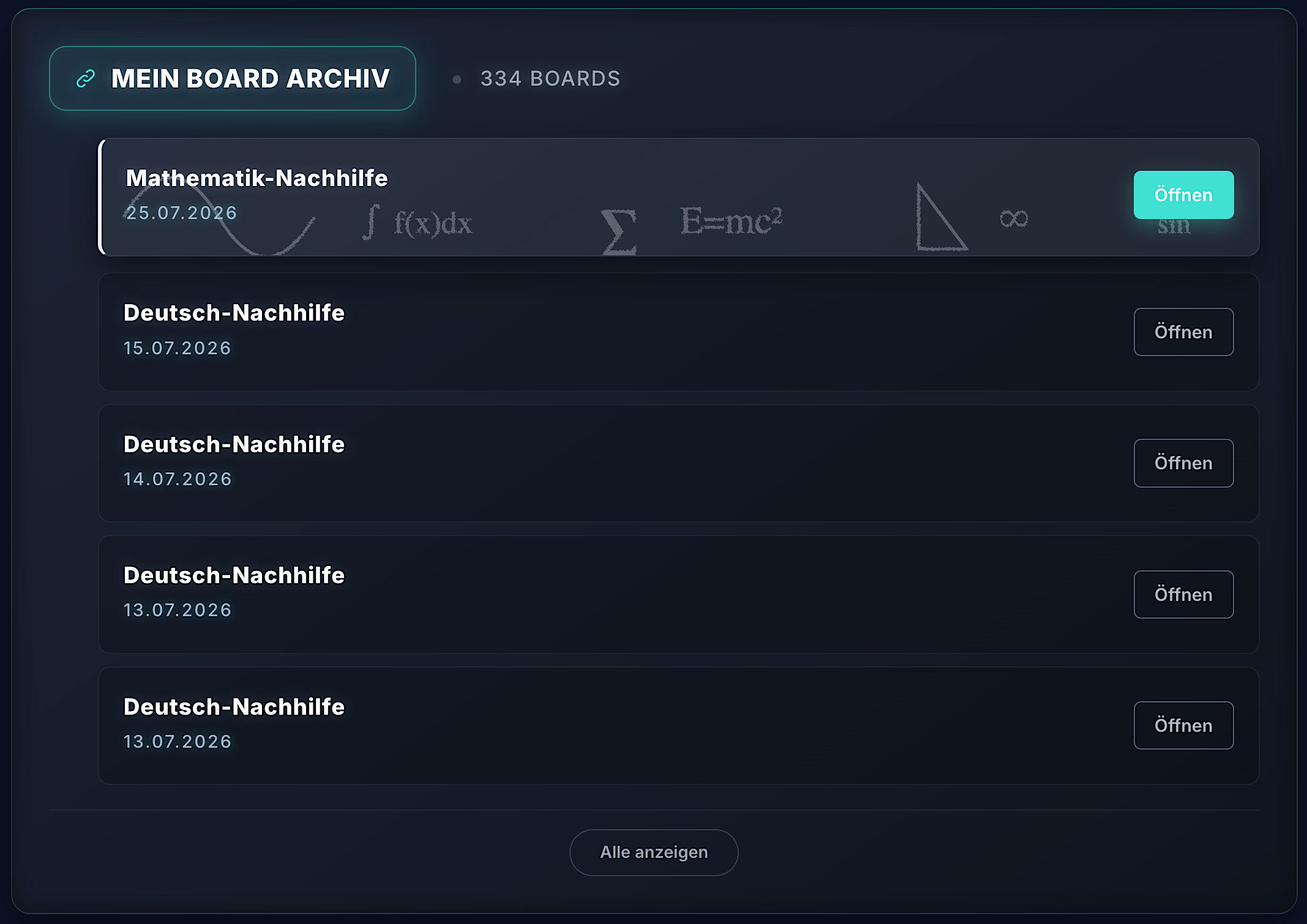 Board-Archiv